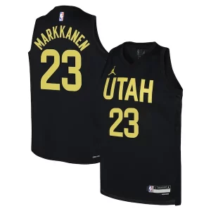 Resistente Estupendo Increíble Lauri Markkanen Utah Jazz Jordan Brand Youth Swingman Jersey Statement Edition Black  para la gran final