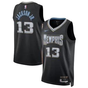 Único Clásico Genial Jaren Jackson Jr. Memphis Grizzlies Nike Unisex 2022/23 Swingman Jersey City Edition Black  para la gran final