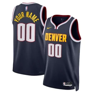 Lujoso Ideal Denver Nuggets Nike Unisex Swingman Custom Jersey Navy Icon Edition  para la gran final