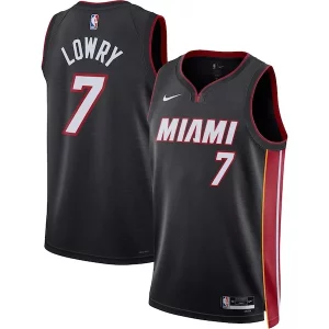 Práctico Elegante Increíble Kyle Lowry Miami Heat Nike Unisex Swingman Jersey Icon Edition Black  para la gran final