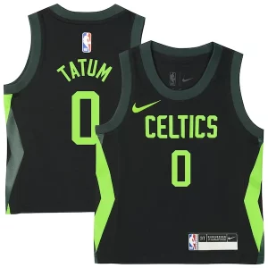 Robusto Jayson Tatum Boston Celtics Nike Toddler 2024/25 Swingman Player Jersey City Edition Black  para la gran final