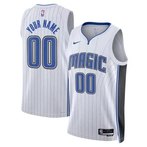 Moderno Robusto Orlando Magic Nike Unisex Swingman Custom Jersey White Association Edition  para la gran final