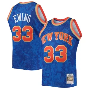 Fácil de llevar Versátil Patrick Ewing New York Knicks Hardwood Classics 1991/92 Lunar New Year Swingman Jersey Blue  para la gran final