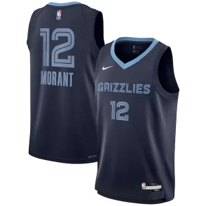 Comodo Sofisticado Ja Morant Memphis Grizzlies Nike Youth Swingman Jersey Icon Edition Navy  para la gran final