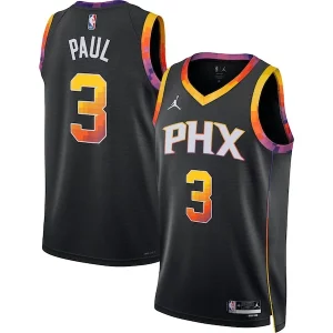 Duradero Elegante Chris Paul Phoenix Suns Jordan Brand Unisex Swingman Jersey Statement Edition Black  para la gran final