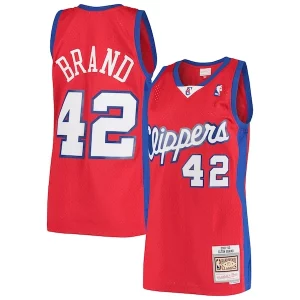 Elegante Comodo Elton Brand LA Clippers Hardwood Classics Swingman Jersey Red  para la gran final