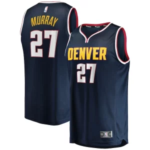 Versátil Jamal Murray Denver Nuggets 2019/20 Fast Break Replica Player Jersey Icon Edition Navy  para la gran final