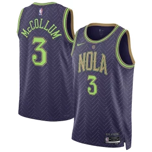 Encantador CJ McCollum New Orleans Pelicans Nike Unisex 2024/25 Swingman Player Jersey City Edition Purple  para la gran final