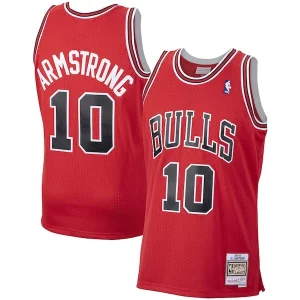 Duradero Robusto B. J. Armstrong Chicago Bulls 2001/02 Hardwood Classics Swingman Jersey Red  para la gran final