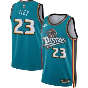 Atractivo Comodo Lujoso Jaden Ivey Detroit Pistons Nike Swingman Jersey Classic Edition Teal  para la gran final