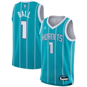 Lujoso LaMelo Ball Charlotte Hornets Nike Youth Swingman Jersey Icon Edition Teal  para la gran final