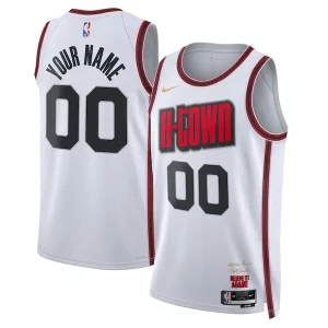 Perfecto Elegante Houston Rockets Nike Unisex 2024/25 Custom Swingman Jersey City Edition White  para la gran final