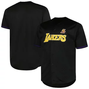 Chulo Fácil de llevar Delicioso Los Angeles Lakers Profile Big & Tall Pop Jersey Black  para la gran final