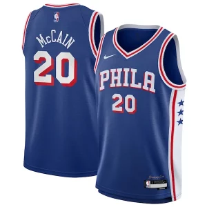 Ideal Jared McCain Philadelphia 76ers Nike Youth Swingman Jersey Icon Edition Royal  para la gran final
