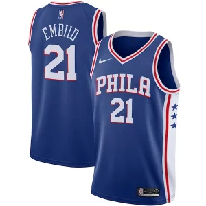 Atractivo Joel Embiid Philadelphia 76ers Nike 2019/2020 Swingman Jersey Icon Edition Royal  para la gran final