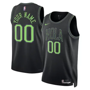 Sofisticado Único New Orleans Pelicans Nike Unisex 2023/24 Custom Swingman Jersey Black City Edition  para la gran final