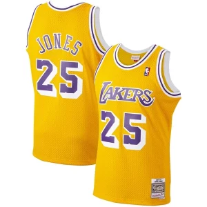 Ideal Fácil de llevar Ed Jones Los Angeles Lakers 1994/95 Hardwood Classics Swingman Jersey Gold  para la gran final