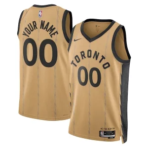 Chulo Robusto Hermoso Toronto Raptors Nike Unisex 2023/24 Custom Swingman Jersey Gold City Edition  para la gran final
