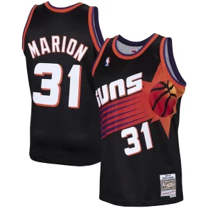 Resistente Shawn Marion Phoenix Suns 1999/00 Hardwood Classics Swingman Jersey Black  para la gran final