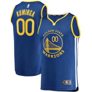 Robusto Jonathan Kuminga Golden State Warriors 2021 NBA Draft First Round Pick Fast Break Replica Jersey Royal Icon Edition  para la gran final