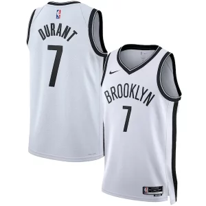 Maravilloso Práctico Delicioso Kevin Durant Brooklyn Nets Nike Unisex Swingman Jersey Association Edition White/Black  para la gran final