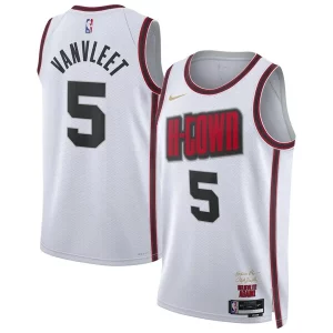Clásico Genial Fred VanVleet Houston Rockets Nike Unisex 2024/25 Swingman Player Jersey City Edition White  para la gran final