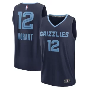 Exquisito Delicioso Ja Morant Memphis Grizzlies Youth Fast Break Replica Player Jersey Icon Edition Navy  para la gran final