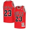 Duradero Michael Jordan Chicago Bulls Youth Hardwood Classics 1997/98 Authentic Jersey Red  para la gran final