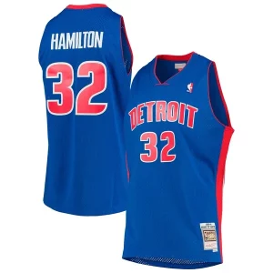 Maravilloso Increíble Richard Hamilton Detroit Pistons 2003/04 Hardwood Classics Swingman Jersey Blue  para la gran final
