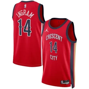 Duradero Comodo Perfecto Brandon Ingram New Orleans Pelicans Jordan Brand Unisex Swingman Jersey Statement Edition Red  para la gran final