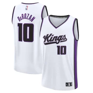 Lujoso DeMar DeRozan Sacramento Kings Youth Fast Break Replica Player Jersey Association Edition White  para la gran final