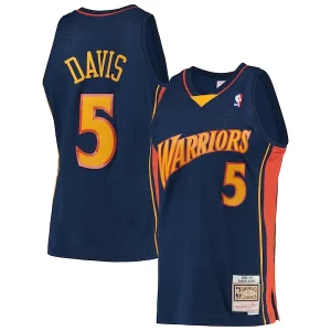 Sofisticado Baron Davis Golden State Warriors 2006/07 Hardwood Classics Swingman Jersey Navy  para la gran final