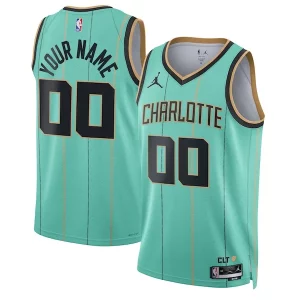 Versátil Bonito Charlotte Hornets Jordan Brand Unisex 2024/25 Custom Swingman Jersey City Edition Mint  para la gran final