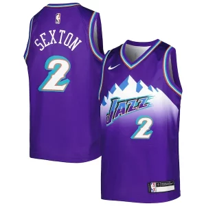Delicioso Collin Sexton Utah Jazz Nike Youth 2022/23 Swingman Jersey City Edition Purple  para la gran final
