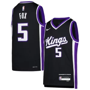 Robusto Fácil de llevar Ideal De'Aaron Fox Sacramento Kings Nike Youth Swingman Jersey Icon Edition Purple  para la gran final