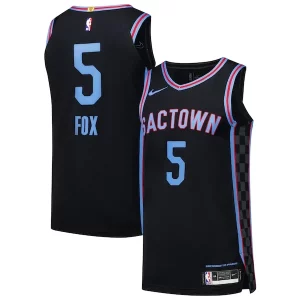 Único Atractivo Hermoso De'Aaron Fox Sacramento Kings Nike Authentic Player Jersey City Edition Black  para la gran final