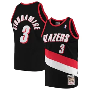 Magnífico Damon Stoudamire Portland Trail Blazers 1999/00 Hardwood Classics Swingman Jersey Black  para la gran final
