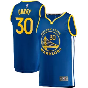 Chulo Clásico Atractivo Stephen Curry Golden State Warriors Fast Break Replica Jersey Icon Edition Royal  para la gran final
