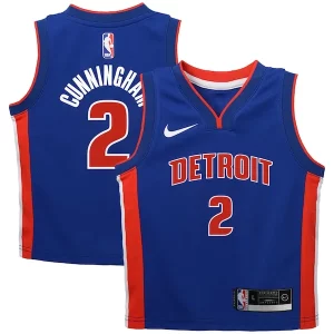 Maravilloso Práctico Atractivo Cade Cunningham Detroit Pistons Nike Toddler Swingman Player Jersey Icon Edition Blue  para la gran final