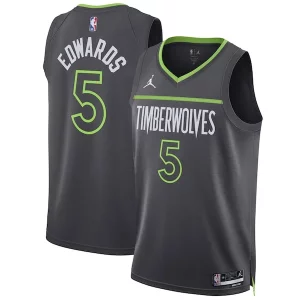 Fantástico Bonito Anthony Edwards Minnesota Timberwolves Jordan Brand Unisex Swingman Jersey Statement Edition Charcoal  para la gran final