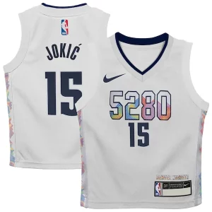 Fantástico Estupendo Ideal Nikola Jokic Denver Nuggets Nike Toddler 2024/25 Swingman Player Jersey City Edition White  para la gran final