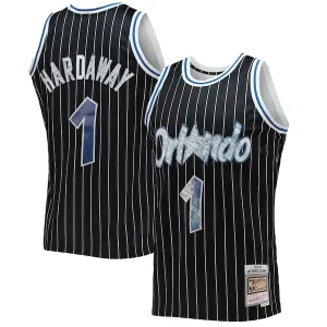 Ideal Penny Hardaway Orlando Magic 1996/97 Hardwood Classics NBA 75th Anniversary Diamond Swingman Jersey Black  para la gran final