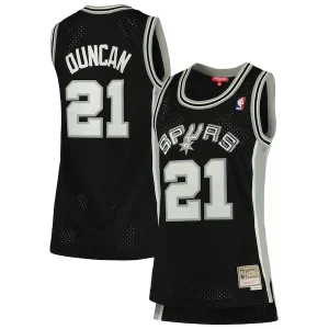 Exquisito Atractivo Tim Duncan San Antonio Spurs Women's 1998/99 Hardwood Classics Swingman Jersey Black  para la gran final