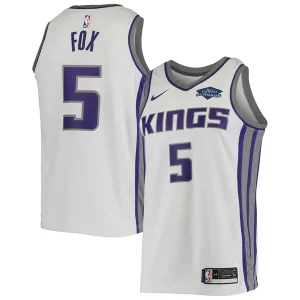 Fantástico De'Aaron Fox Sacramento Kings Nike Swingman Player Jersey Association Edition White  para la gran final