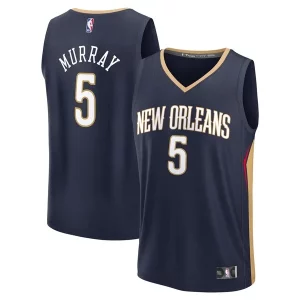 Delicioso Versátil Encantador Dejounte Murray New Orleans Pelicans Youth Fast Break Replica Player Jersey Icon Edition Navy  para la gran final