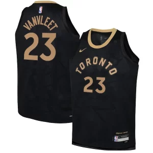 Original Sofisticado Fred VanVleet Toronto Raptors Nike Youth 2022/23 Swingman Jersey City Edition Black  para la gran final