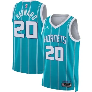 Chulo Gordon Hayward Charlotte Hornets Jordan Brand Unisex Swingman Jersey Icon Edition Teal  para la gran final