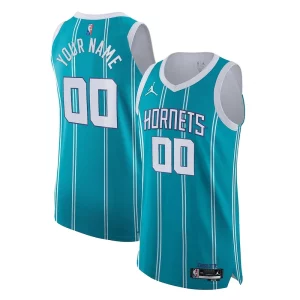 Resistente Maravilloso Charlotte Hornets Nike 2021/22 Diamond Swingman Authentic Custom Jersey Icon Edition Teal  para la gran final