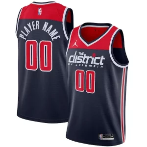 Único Elegante Washington Wizards Jordan Brand Swingman Custom Jersey Statement Edition Navy  para la gran final