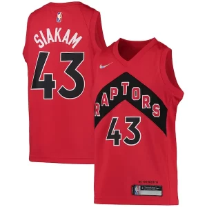 Increíble Hermoso Sofisticado Pascal Siakam Toronto Raptors Nike Youth 2021/22 Diamond Swingman Jersey Icon Edition Red  para la gran final